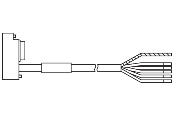 IDEC SE4D Light Curtain Cordset; 8-pin; 10m Cable Length